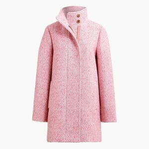 J Crew Herringbone City Coat NWT